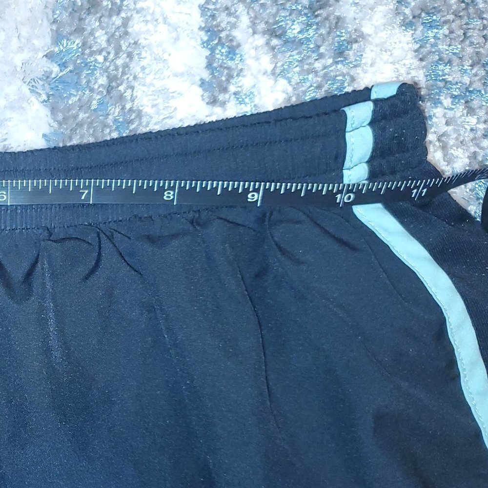 Black Dri-fit Nike Running Shorts w/ Blue Trim - Picture 7 of 11